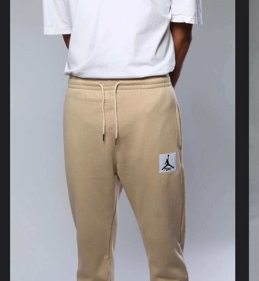 Jordan Flight Fleece Beige Pants