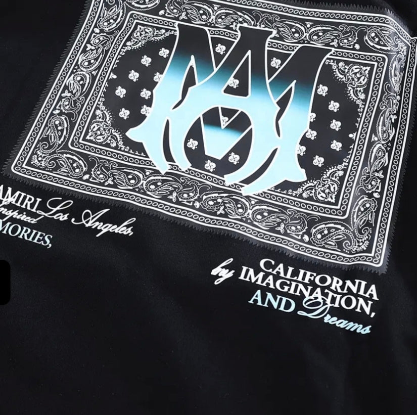 Amiri MA Bandana Graphic Hoodie