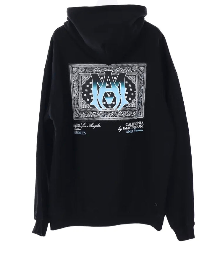Amiri MA Bandana Graphic Hoodie