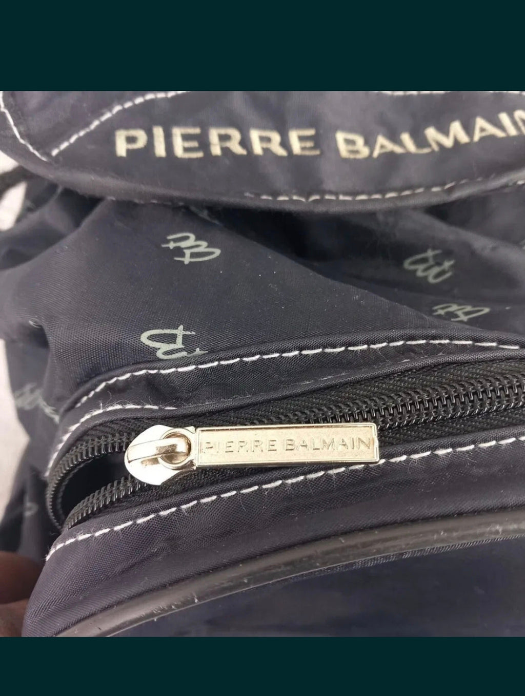 Pierre Balmain Monogram Rucksack